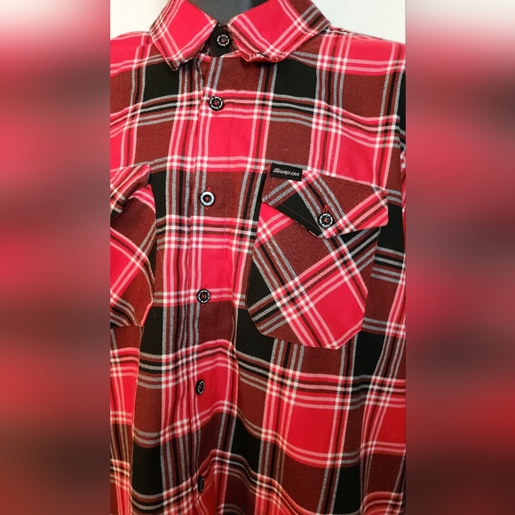 DIXXON FLANNEL COMPANY SNAP-ON TOOLS LIMITED EDITION MEN'S XL RED PLAID SHIRT! - Picture 2 of 9
